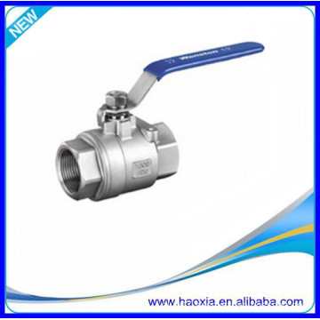 Best 2PCS Stainless Steel Ball Valve with Thread